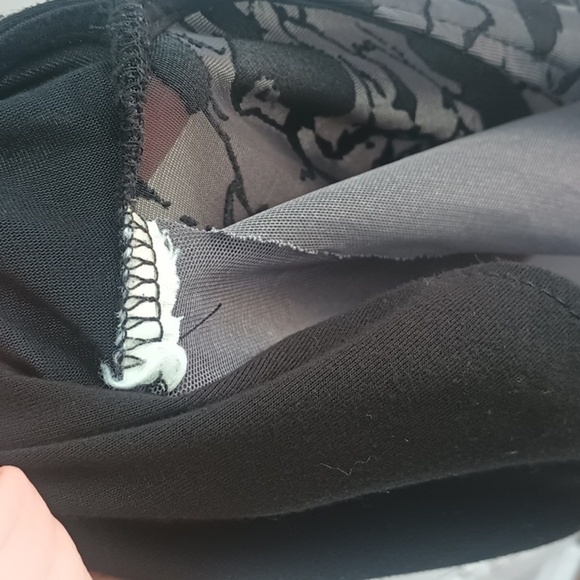 Tangerine long tunic style tank top in black and gray size M - Picture 7 of 7